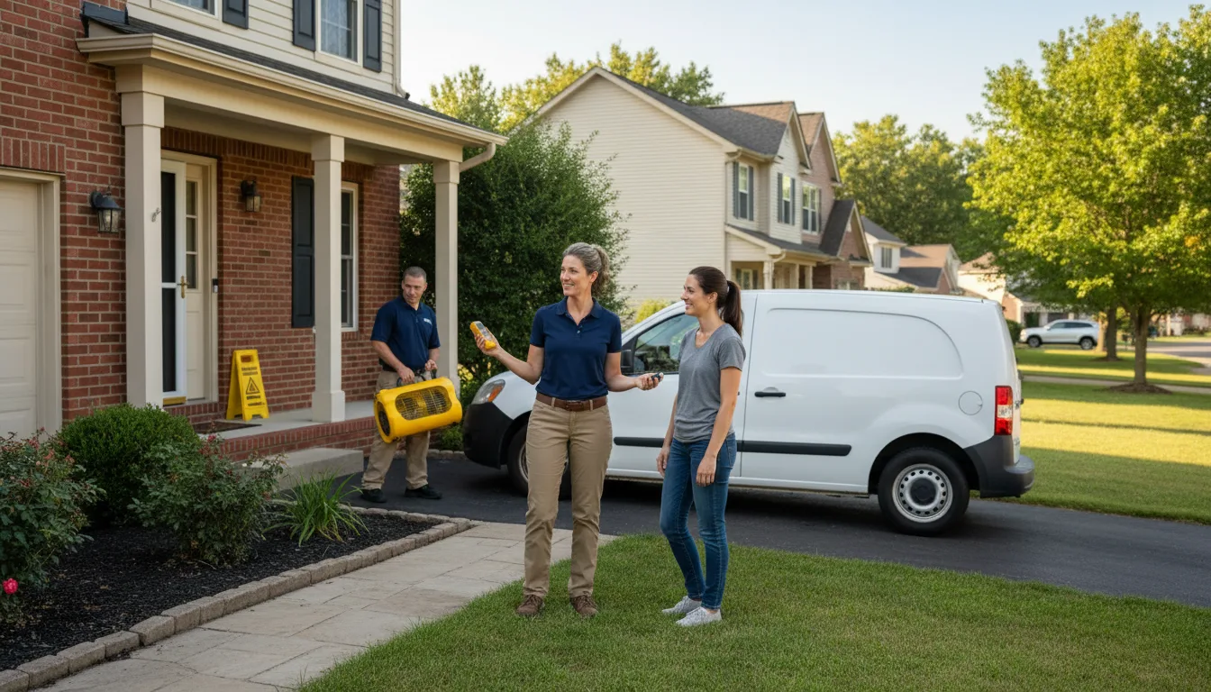 Residential water damage restoration in Bridgeton, NC